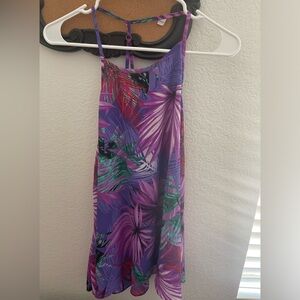Tropical print tank